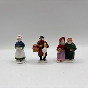 Department 56 1988 Vintage Heritage Village Fezziwigs & Friends Set Of 3 5928-5